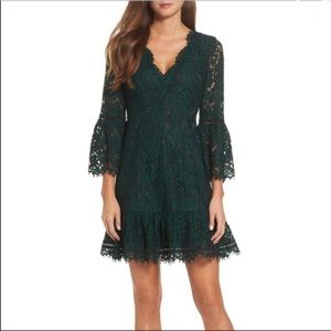 Nordstrom ELIZA J - Emerald green cocktail dress